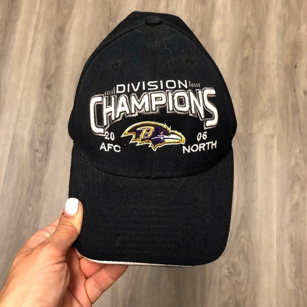 Baltimore Ravens Baseball Cap Hat 2006 AFC Division Champions NFL Official Gear